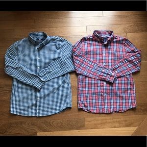 Vineyard Vines boys button down shirts (EUC)